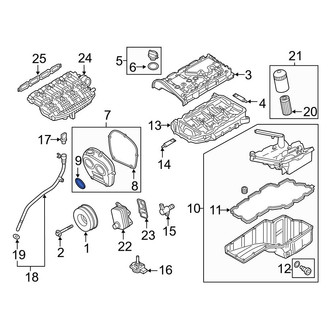 Audi OE - Engine Timing Cover Seal