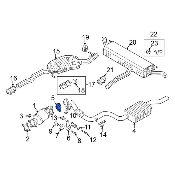 Exhaust Pipe Flange Gasket