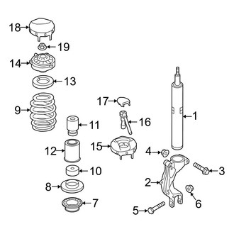 Audi OE - Front Suspension - Shocks & Components (W/O Air Shock)