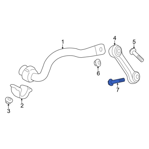 Suspension Stabilizer Bar Link Bolt