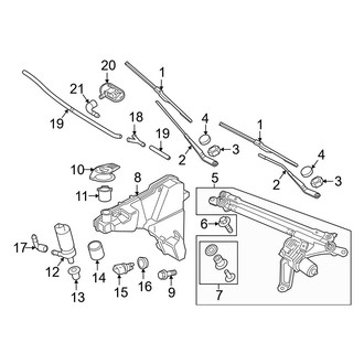 Audi OE - Windshield - Wiper & Washer Components