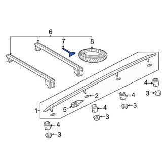 Audi OE - Roof Rack Hardware Kit