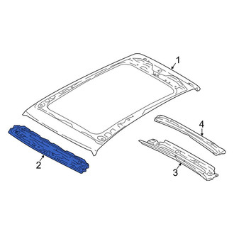Audi OE - Front Roof Header Panel
