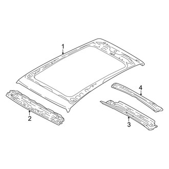 Audi OE - Roof & Components (With Sunroof)