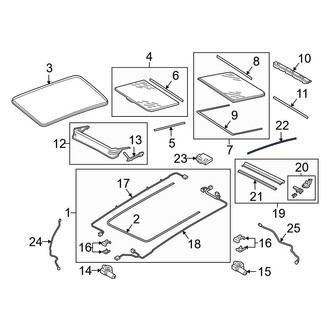 Audi OE - Sunroof Cable