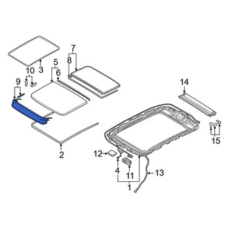 Audi OE - Sunroof Deflector