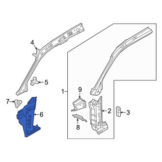 Audi OE - Left Lower Body A-Pillar