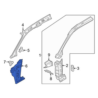 Audi OE - Right Lower Body A-Pillar