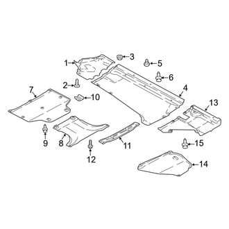 Audi OE - Pillars, Rocker & Floor - Under Cover & Splash Shields
