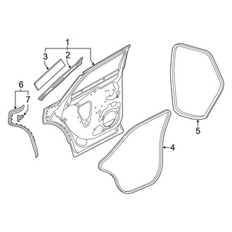 Audi OE - Rear Door - Door & Components (Premium / Premium Plus / Prestige)