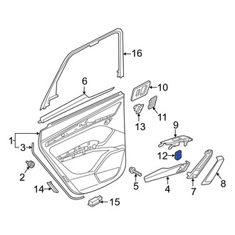 Audi OE - Rear Door Window Switch