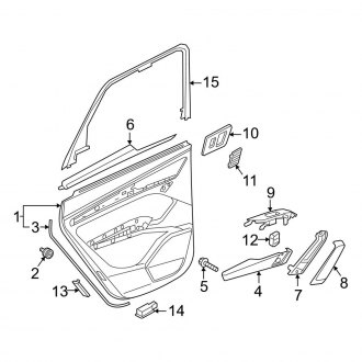 2025 Audi Q5 Interior Door Panels & Armrests | CARiD