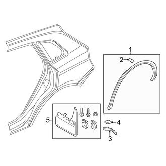 Audi OE - Quarter Panel - Exterior Trim (Premium / Premium Plus / Prestige)