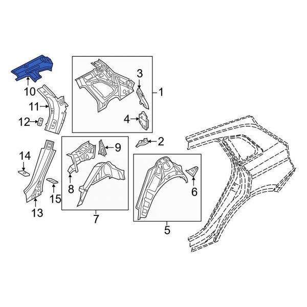 Body C-Pillar Reinforcement