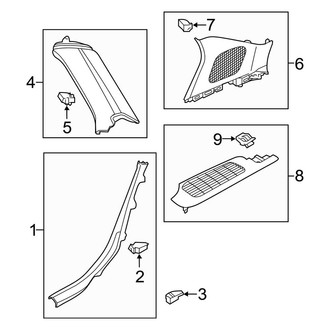 Audi OE - Quarter Panel - Interior Trim (Premium / Premium Plus / Prestige)