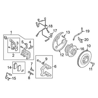 Audi OE - Rear Suspension - Brake Components (300 x 12 mm)