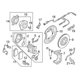 Audi OE - Rear Suspension - Brake Components (330 x 22 mm, from 01/06/2020)