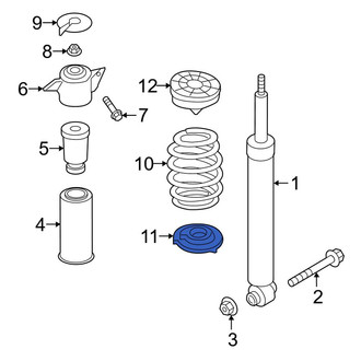 Audi OE - Rear Lower Coil Spring Insulator