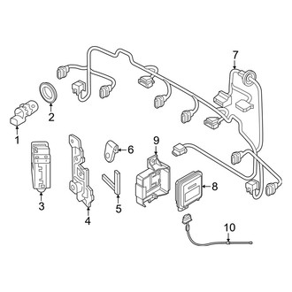Audi OE - Rear Bumper - Electrical Components (Premium / Premium Plus / Prestige)