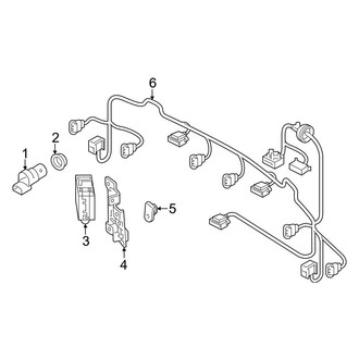 Audi OE - Rear Bumper - Electrical Components