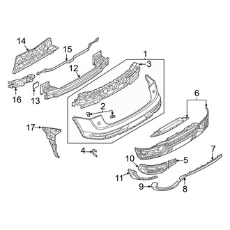 Audi OE - Rear Bumper - Bumper & Components