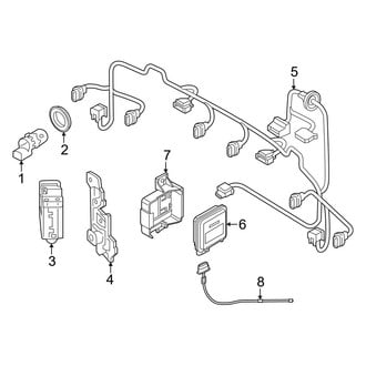 Audi OE - Rear Bumper - Electrical Components