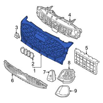 Audi OE - Front Upper Grille