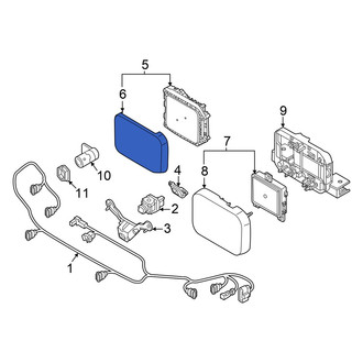 Audi OE - Cruise Control Distance Sensor Cover