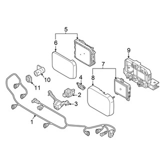 Audi OE - Front Bumper & Grille - Electrical Components (GUB Body Code)