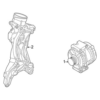 Audi OE - Electrical - Alternator (Premium / Premium Plus / Prestige GUB Body Code Gas)