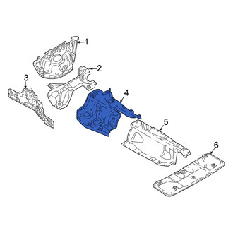 Audi OE - Center Floor Pan Heat Shield