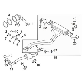 Audi OE - Exhaust System - Exhaust Components