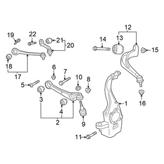 Audi OE - Front Suspension - Suspension Components (Premium / Premium Plus / Prestige)