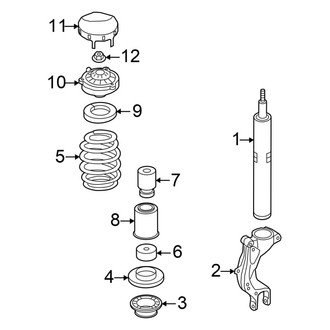 Audi OE - Front Suspension - Shocks & Components (W/O Air Shock)