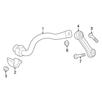 Audi OE - Front Suspension - Stabilizer Bar & Components (GUB Body Code)