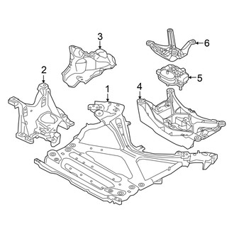 Audi OE - Front Suspension - Suspension Mounting (GUB Body Code)