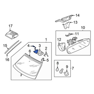 Audi OE - Front Windshield Post Trim