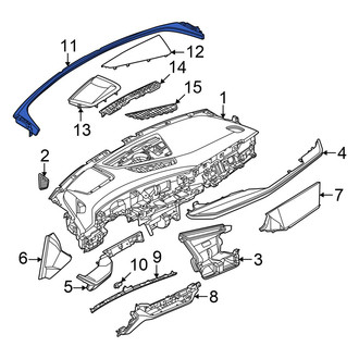 Audi OE - Upper Instrument Panel Trim Panel
