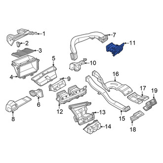 Audi OE - Front Left Dashboard Air Vent