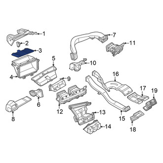 Audi OE - Front Left Cowl Cover
