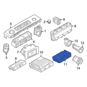 Audi OE - Rear 12 Volt Accessory Power Outlet