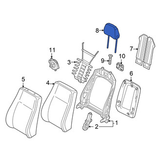 Audi OE - Front Right Headrest