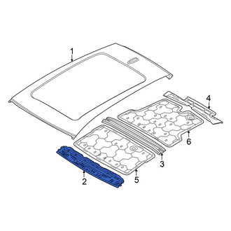 Audi OE - Front Roof Header Panel
