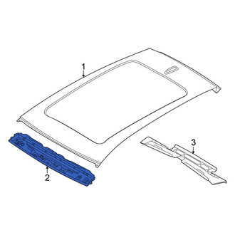 Audi OE - Front Roof Header Panel