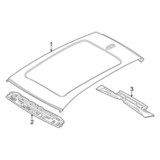 Audi OE - Roof & Components (With Sunroof), (Premium / Premium Plus / Prestige)