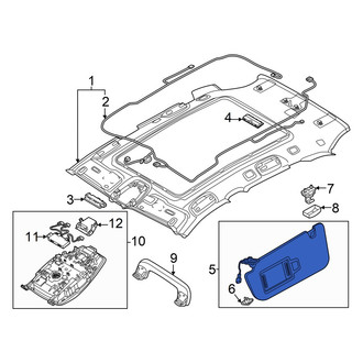 Audi OE - Left Sun Visor