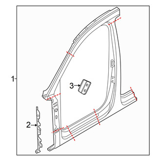 Audi OE - Pillars, Rocker & Floor - Aperture Panel (Premium / Premium Plus / Prestige)