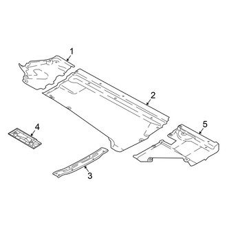 Audi OE - Pillars, Rocker & Floor - Under Cover & Splash Shields (Premium / Premium Plus / Prestige)
