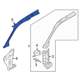 Audi OE - Left Upper Body A-Pillar