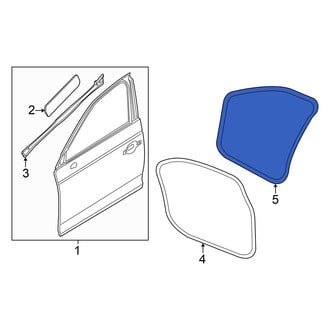 Audi OE - Front Inner Door Seal